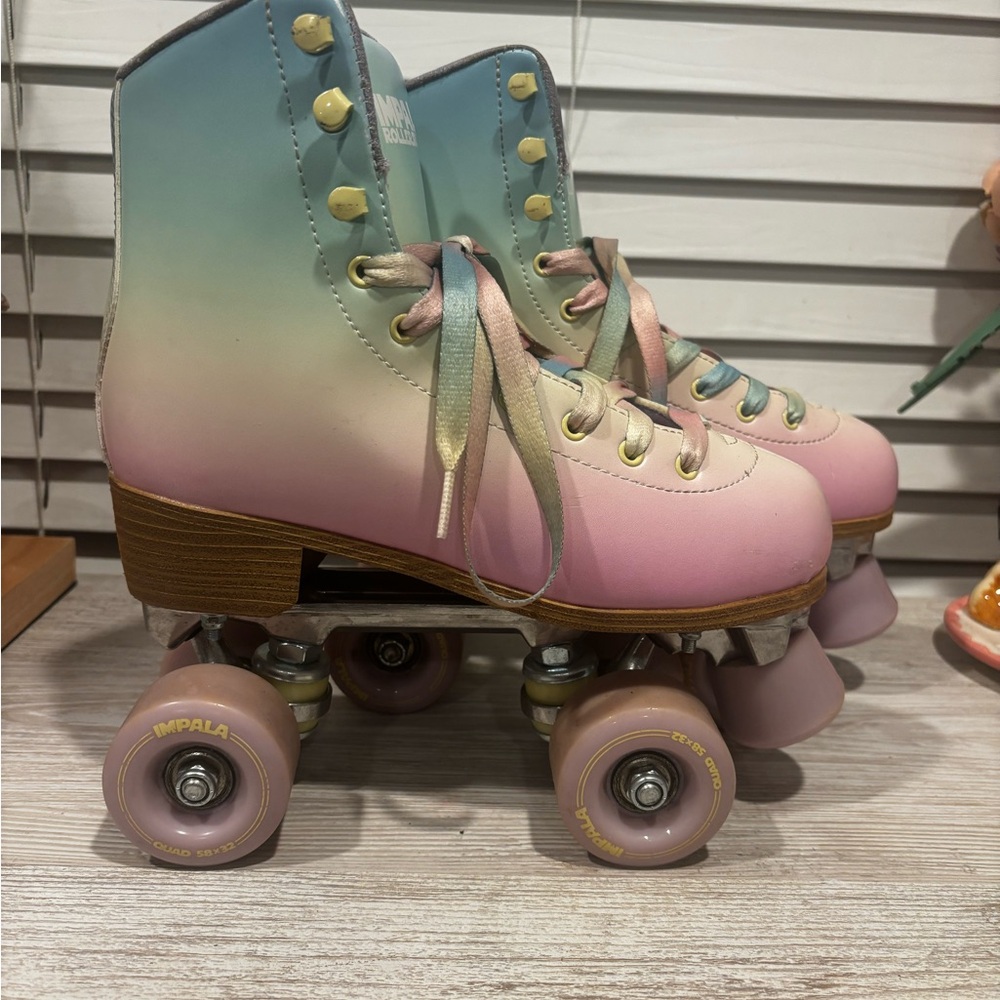 Impala Kids Roller Skates - Pink and Blue